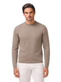 Biaritz crewneck van katoen | FULL_WIDTH | Beige 