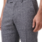 Broek van linnen, zijde en katoen | FULL_WIDTH | BLUE NAVY