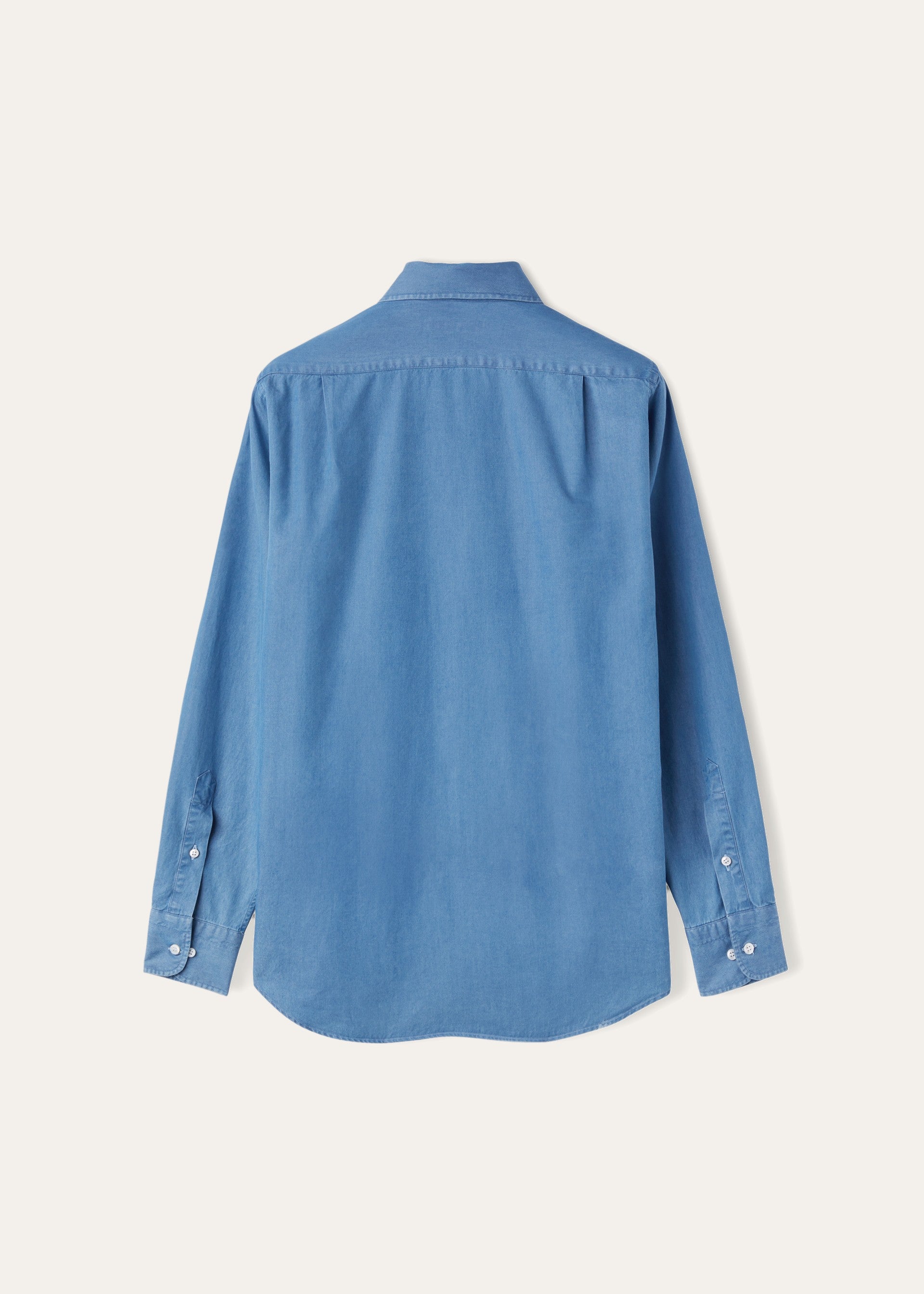 Shirt van katoen | BG_TRANSPARENT | Blauw