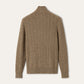 Half-zip trui van baby cashmere | BG_TRANSPARENT | Bruin
