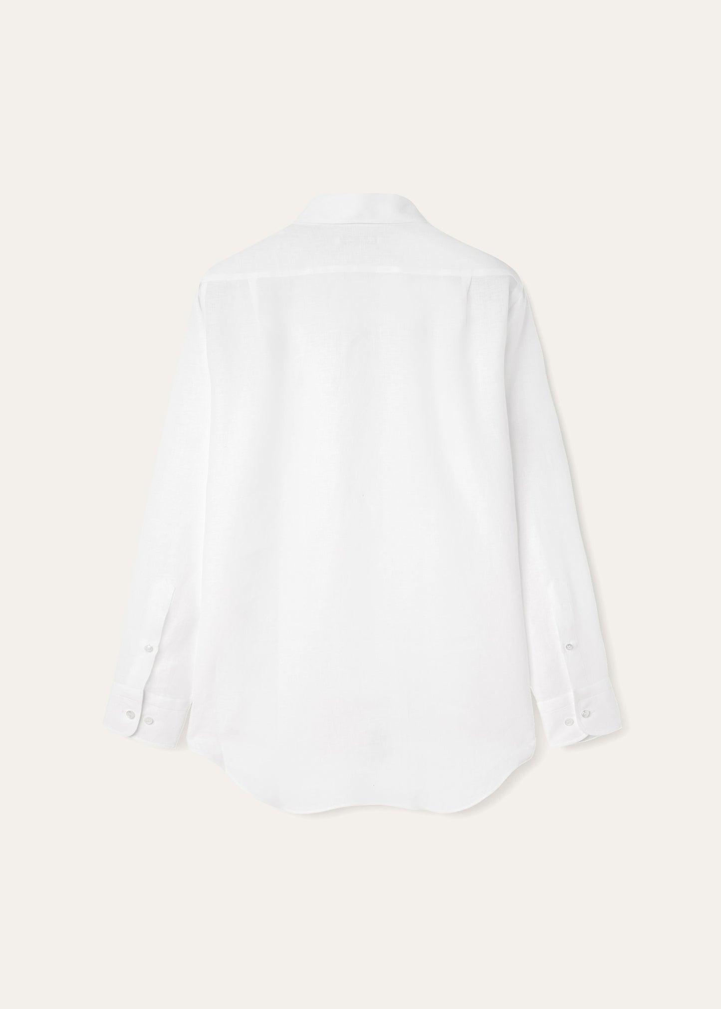 André linnen shirt | BG_TRANPARENT | Wit