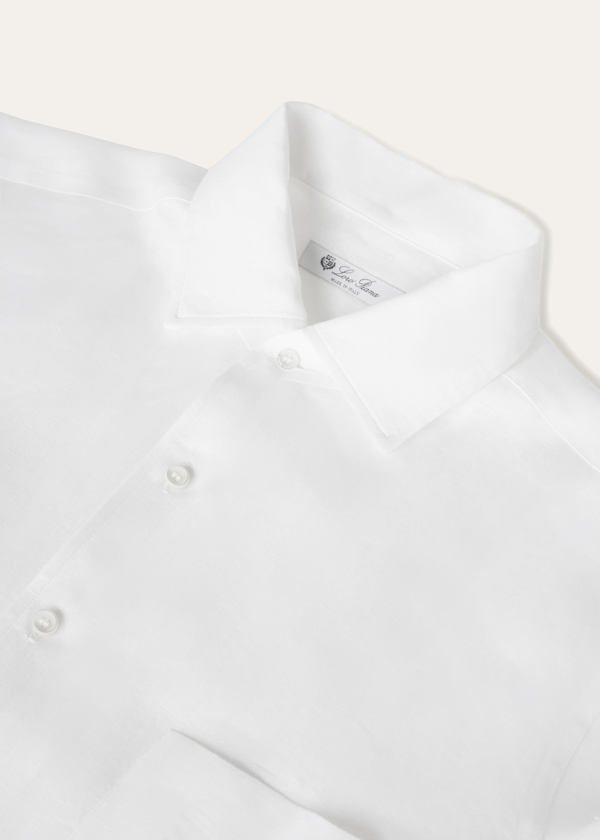 André linnen shirt | BG_TRANPARENT | Wit