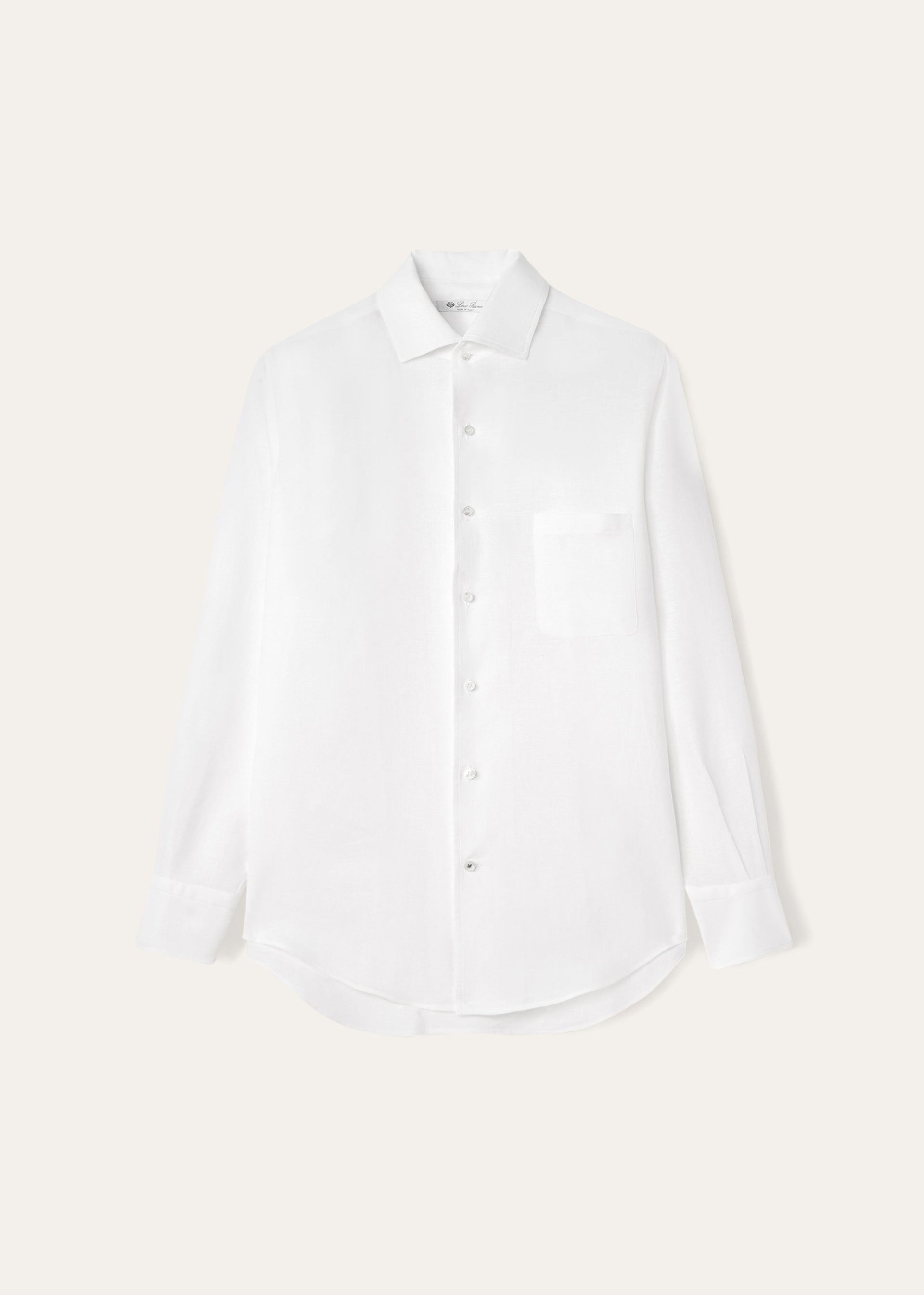 André linnen shirt | BG_TRANPARENT | Wit