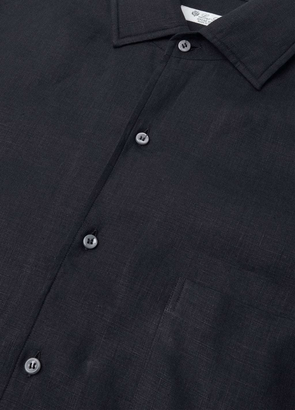 André overhemd van linnen | FULL_WIDTH | BLUE NAVY