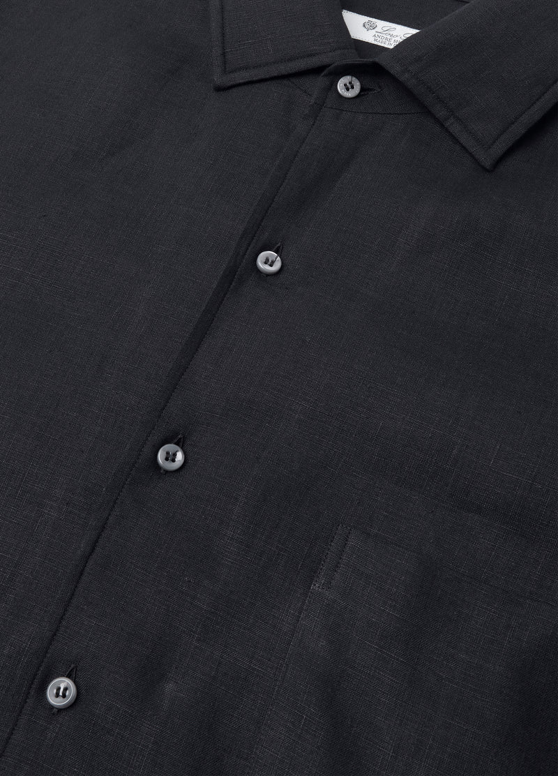 André overhemd van linnen | FULL_WIDTH | BLUE NAVY