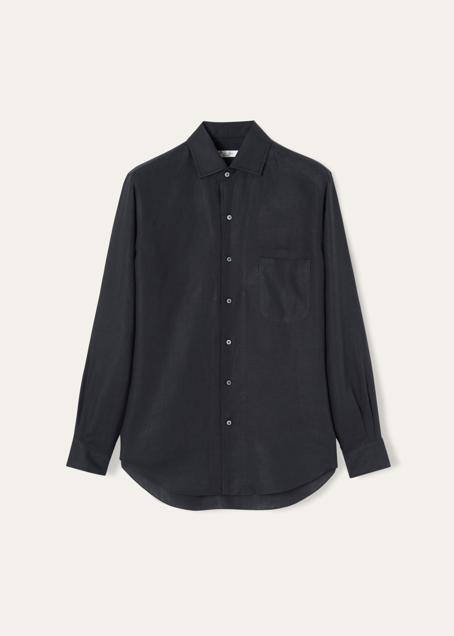 André linnen shirt | BG_TRANSPARENT | BLUE NAVY