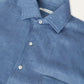 André linnen shirt | BG_TRANSPARENT | JEANS BLAUW