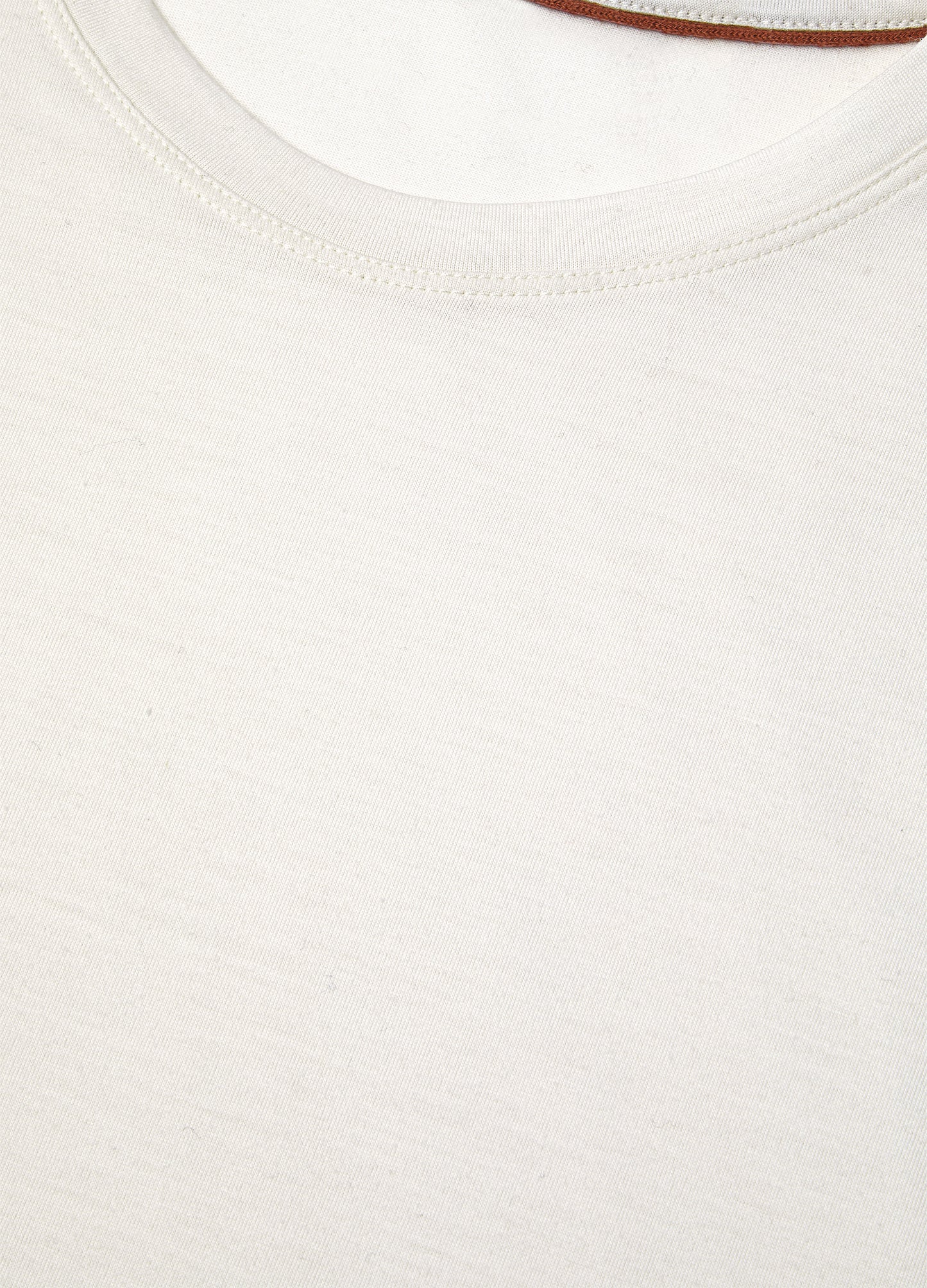 T-shirt van scheerwol | BG_TRANSPARENT | Wit