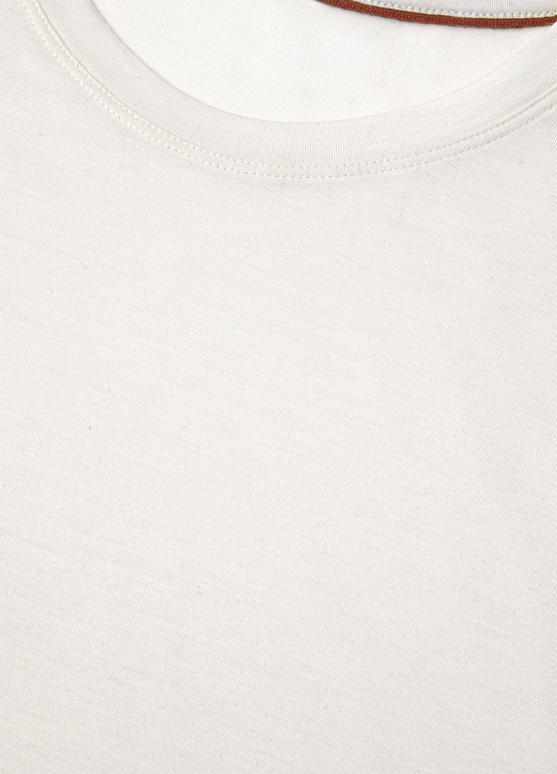 T-shirt van scheerwol | FULL_WIDTH | Wit
