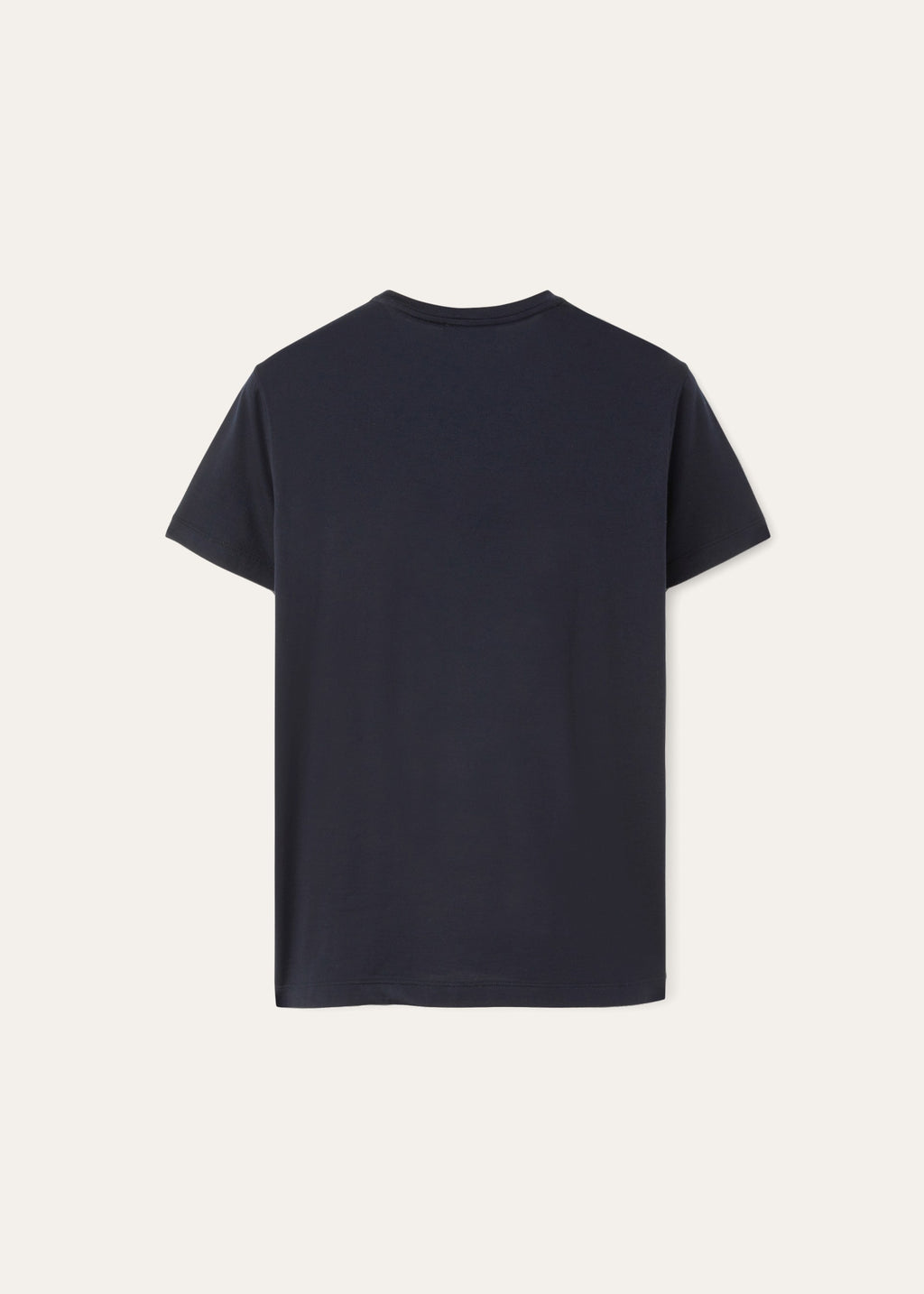 T-shirt van scheerwol | FULL_WIDTH | BLUE NAVY