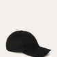 Baseball pet van cashmere | BG_TRANSPARENT | Zwart