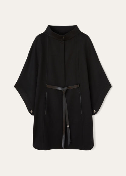 Cashmere Cape | BG_TRANSPARENT | Zwart