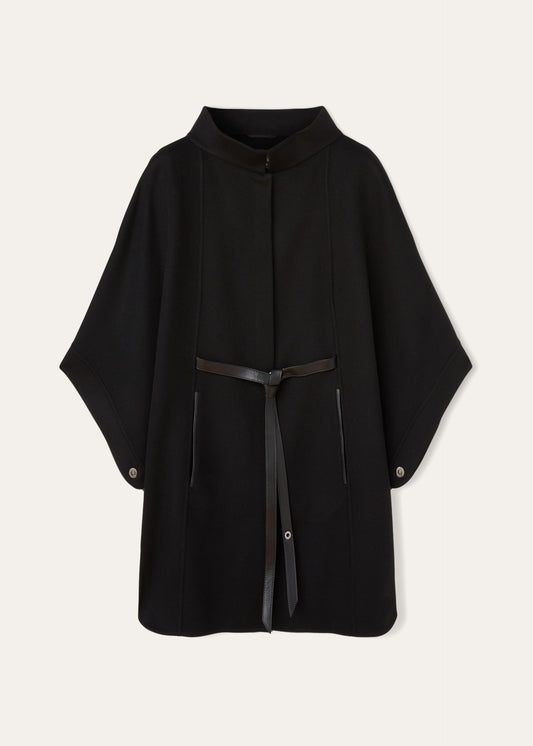 Cashmere Cape | BG_TRANSPARENT | Zwart