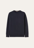 Crewneck van Wish® Wol | D.blauw