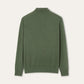Longsleeve polo van wol | BG_TRANSPARENT | D.Groen