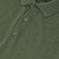 Longsleeve polo van wol | BG_TRANSPARENT | D.Groen