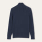 Ritsvest van cashmere | BG_TRANSPARENT | Blauw