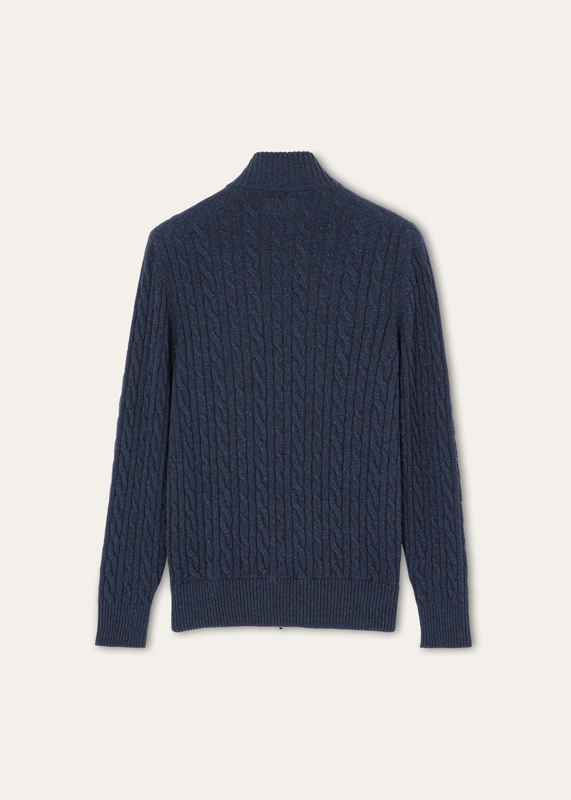 Ritsvest van cashmere | BG_TRANSPARENT | Blauw