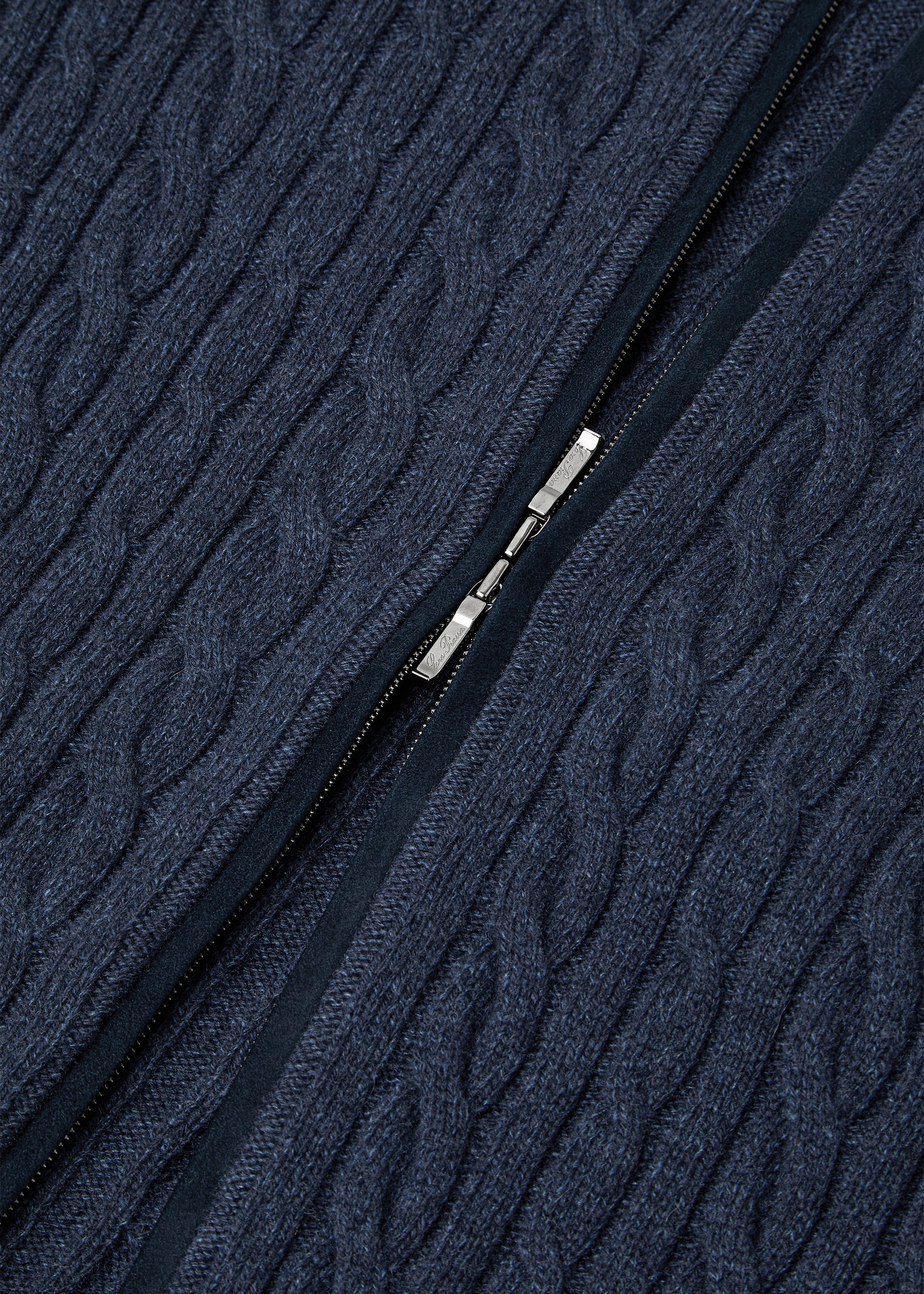 Ritsvest van cashmere | FULL_WIDTH | Blauw