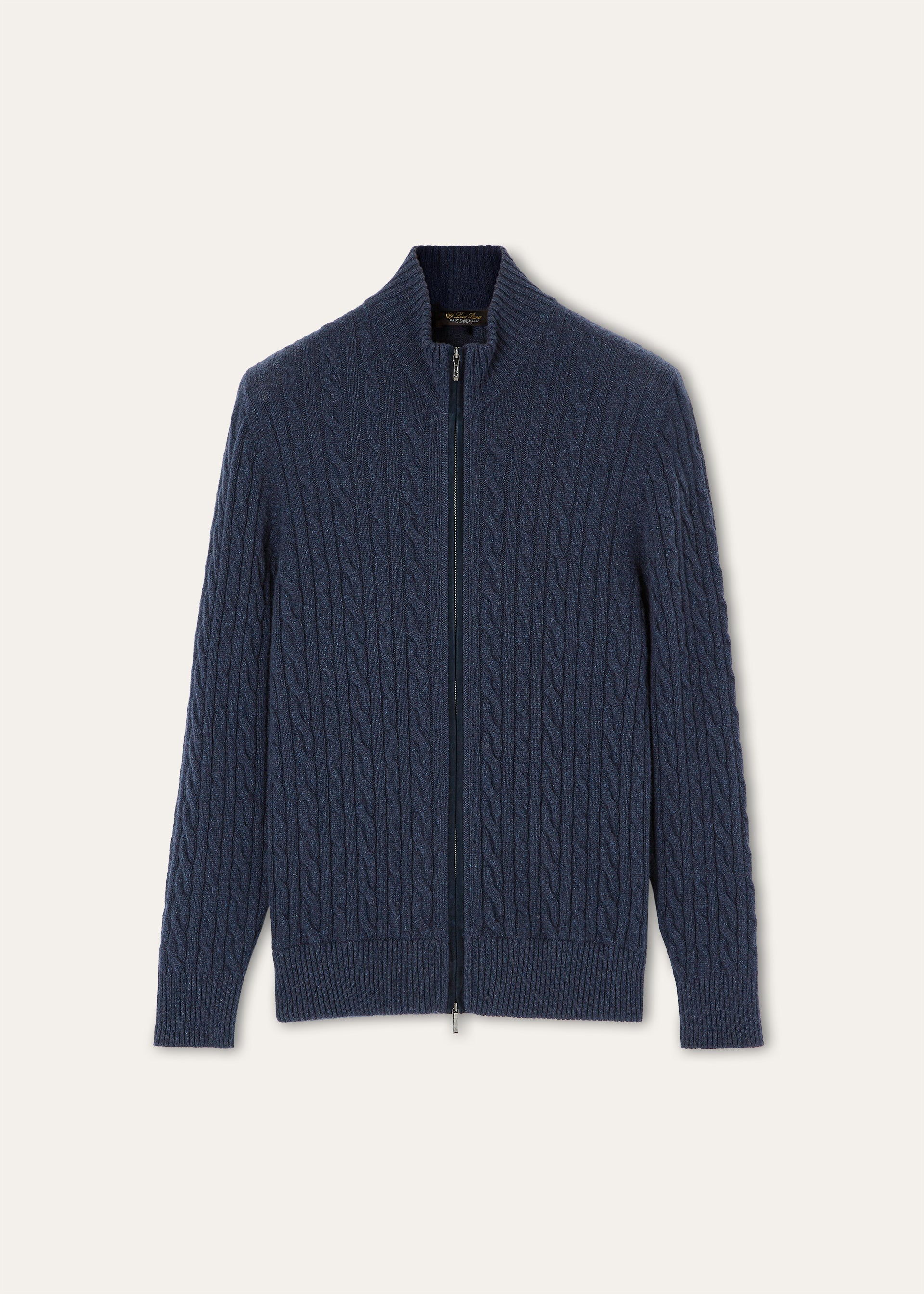 Ritsvest van cashmere | BG_TRANSPARENT | Blauw