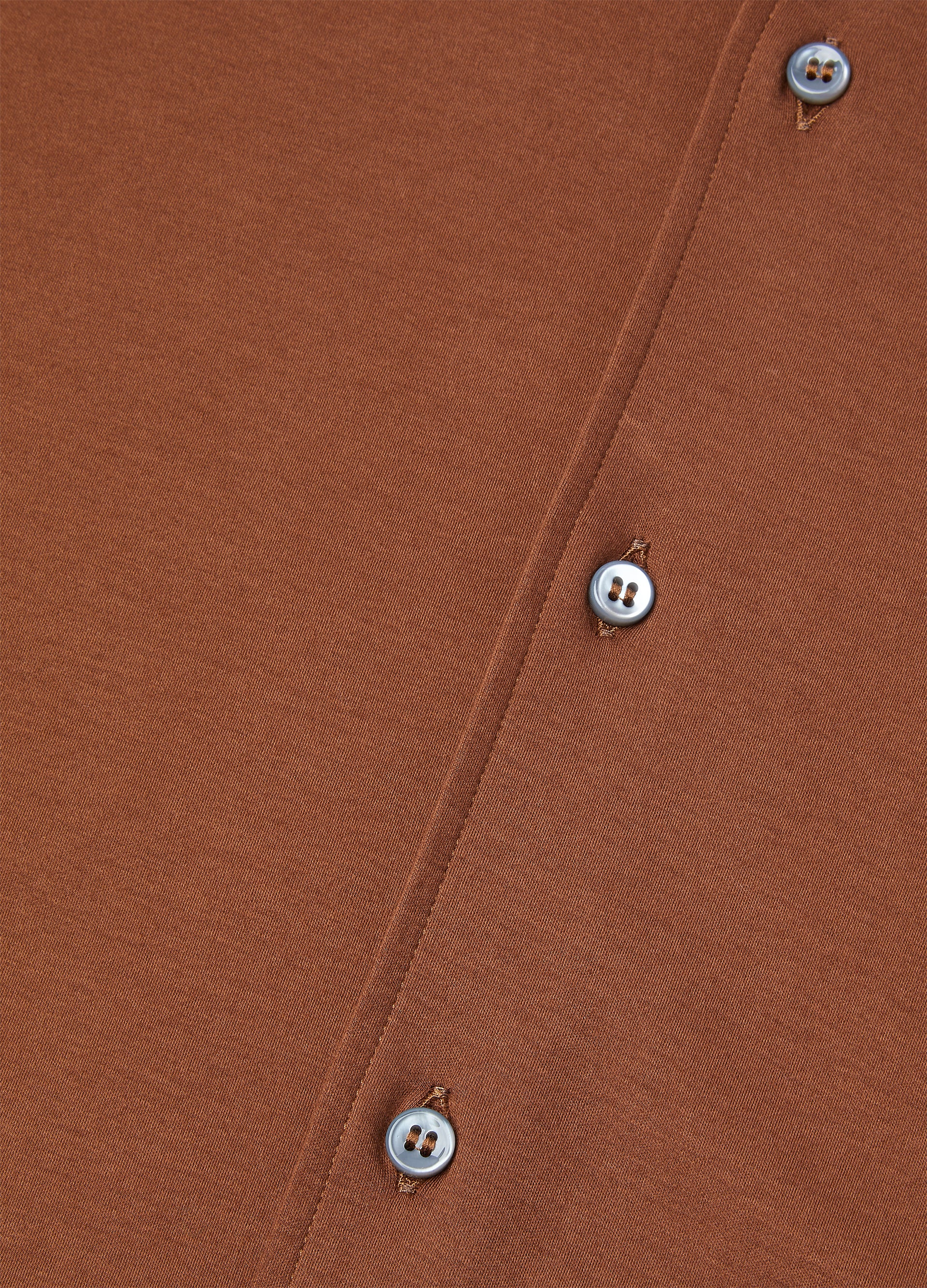 Andrew shirt van katoen | BG_TRANSPARENT | Bruin