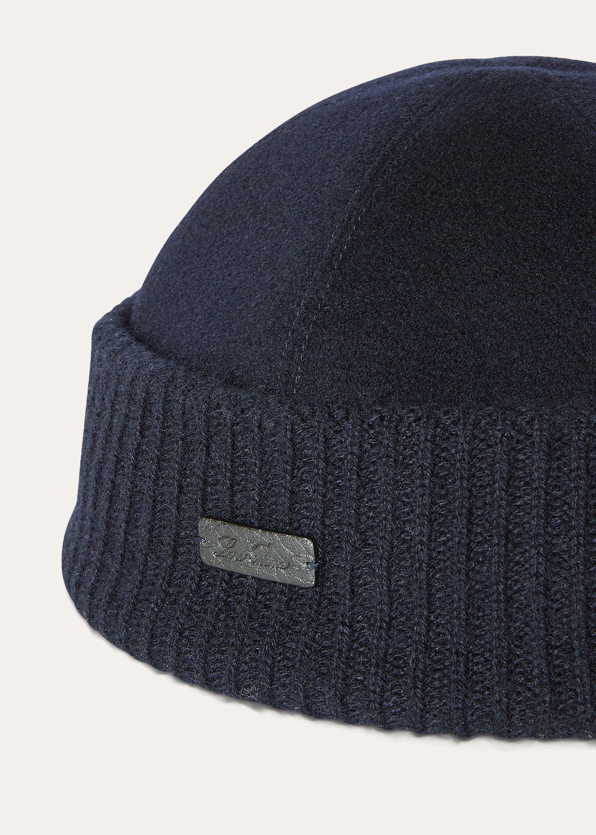 Beanie van cashmere | BG_TRANSPARENT | Marine