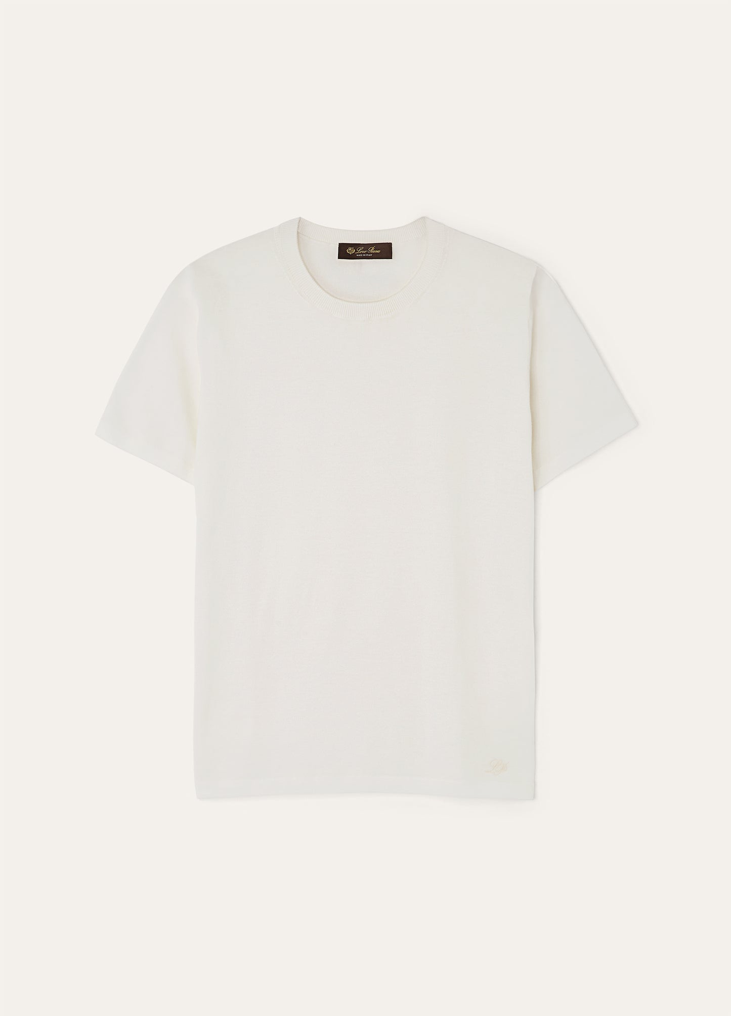 Angera t-shirt van katoen | BG_TRANSPARENT | Wit