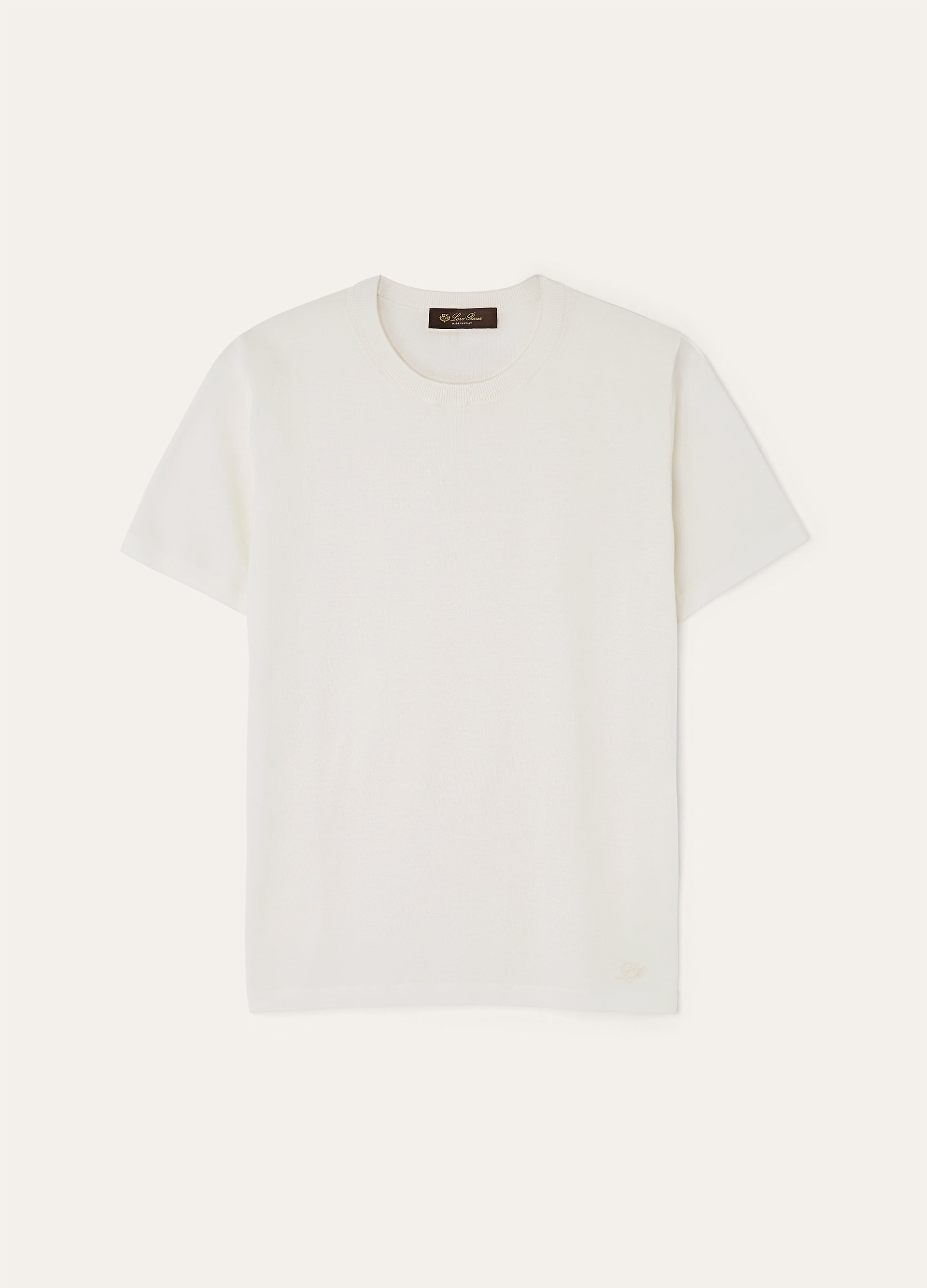 Angera t-shirt van katoen | FULL_WIDTH | Wit