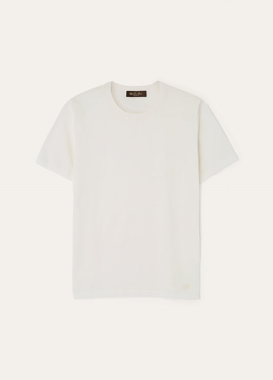 Angera t-shirt van katoen | FULL_WIDTH | Wit
