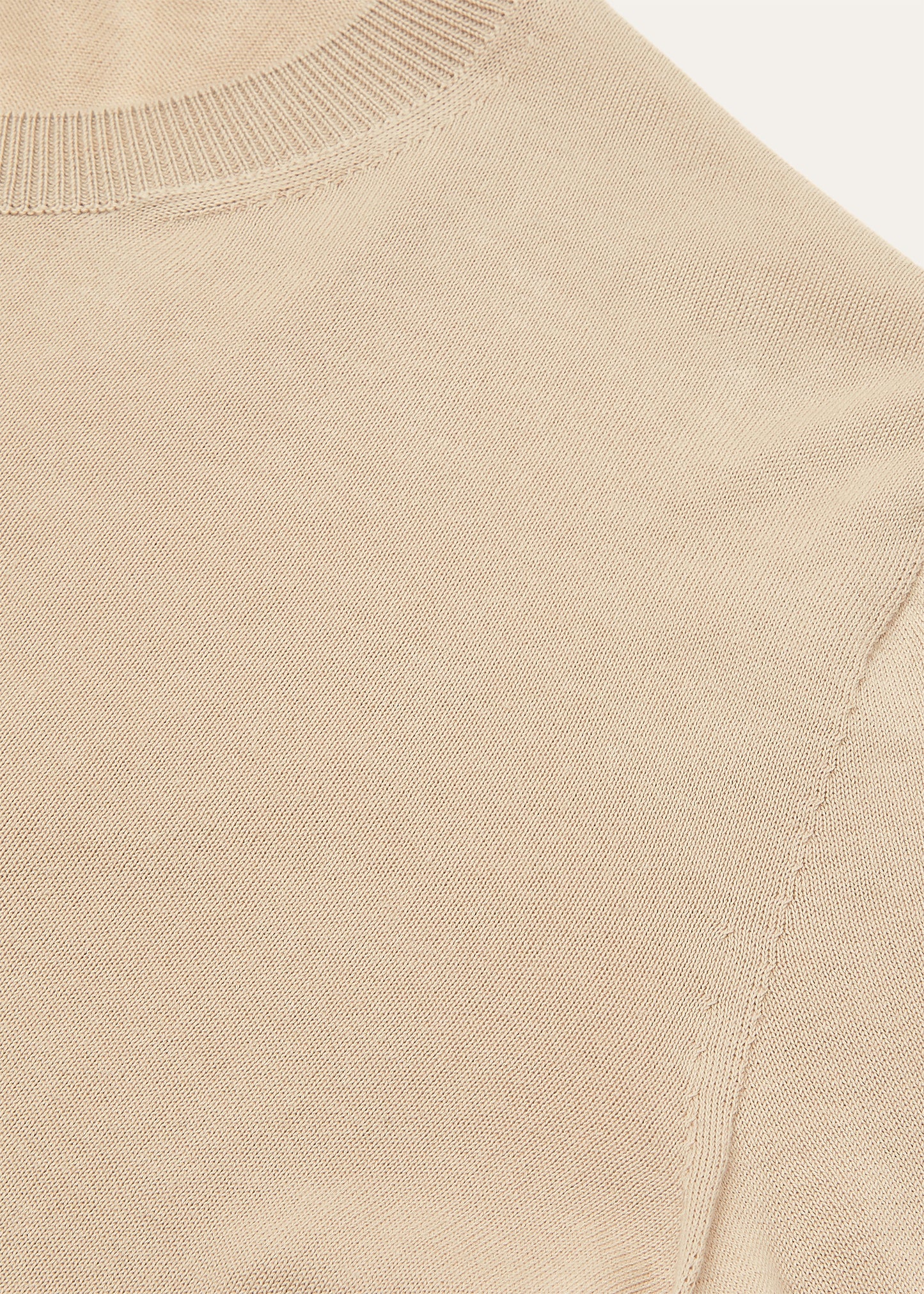 Angera t-shirt van katoen | BG_TRANSPARENT | CARAMEL