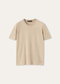 Angera t-shirt van katoen | FULL_WIDTH | CARAMEL