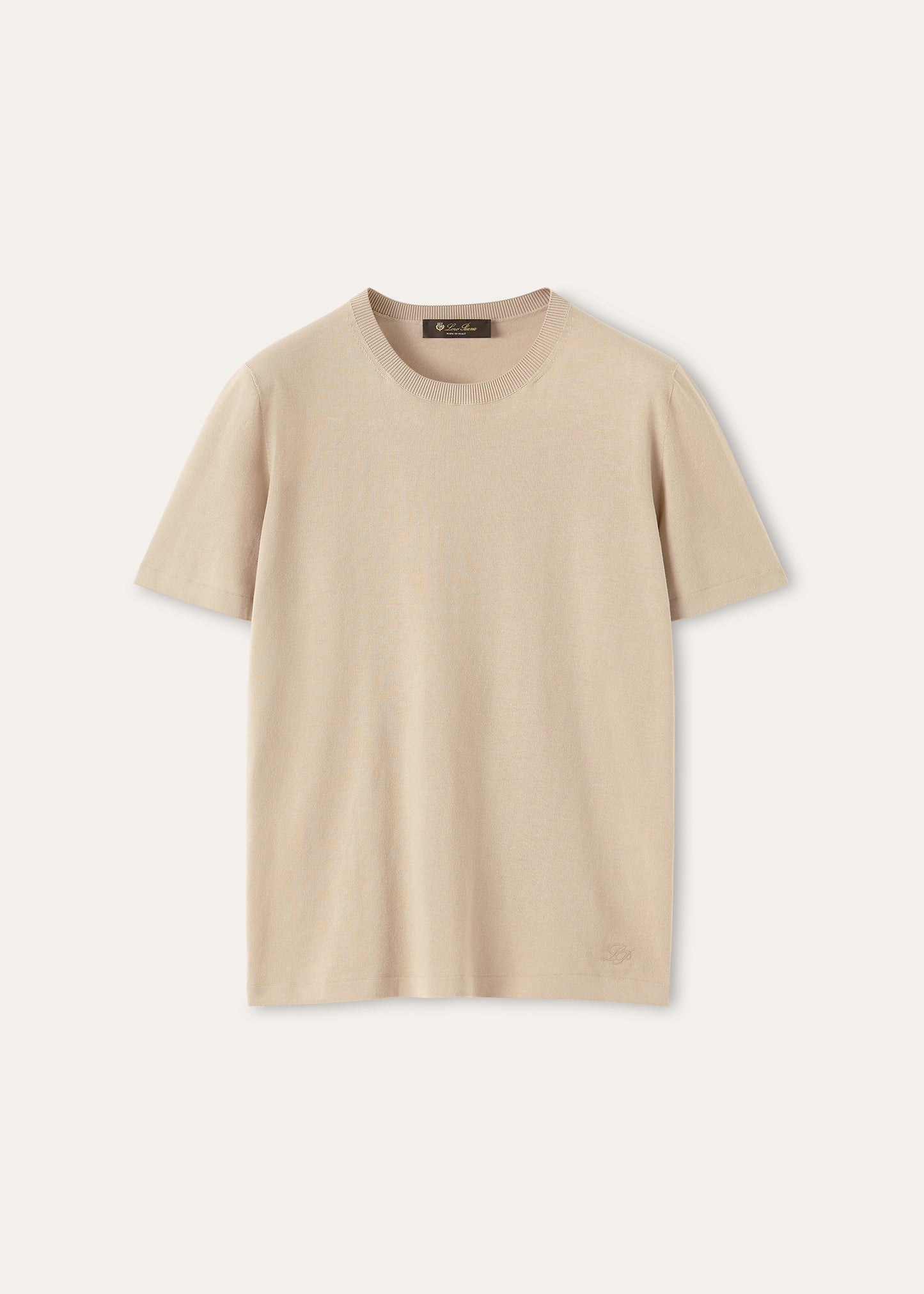 Angera t-shirt van katoen | BG_TRANSPARENT | CARAMEL