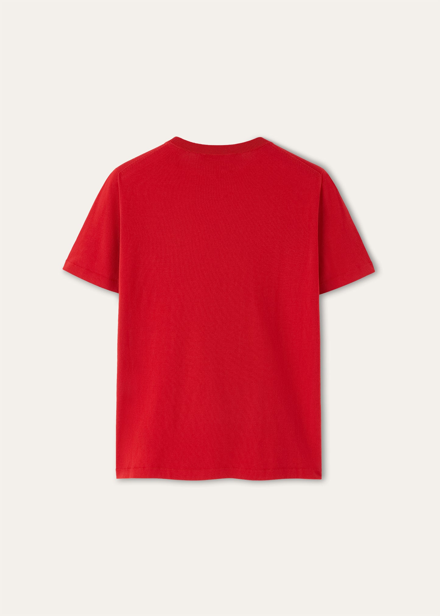 Angera t-shirt van katoen | BG_TRANSPARENT | Rood