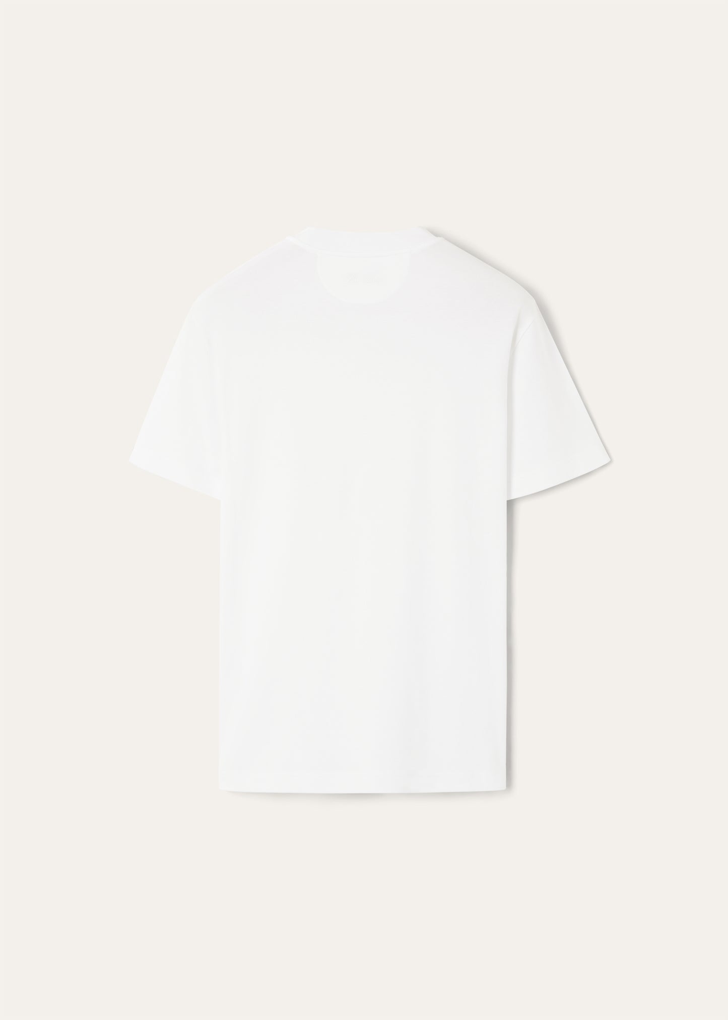 T-shirt van katoen | BG_TRANSPARENT | Wit
