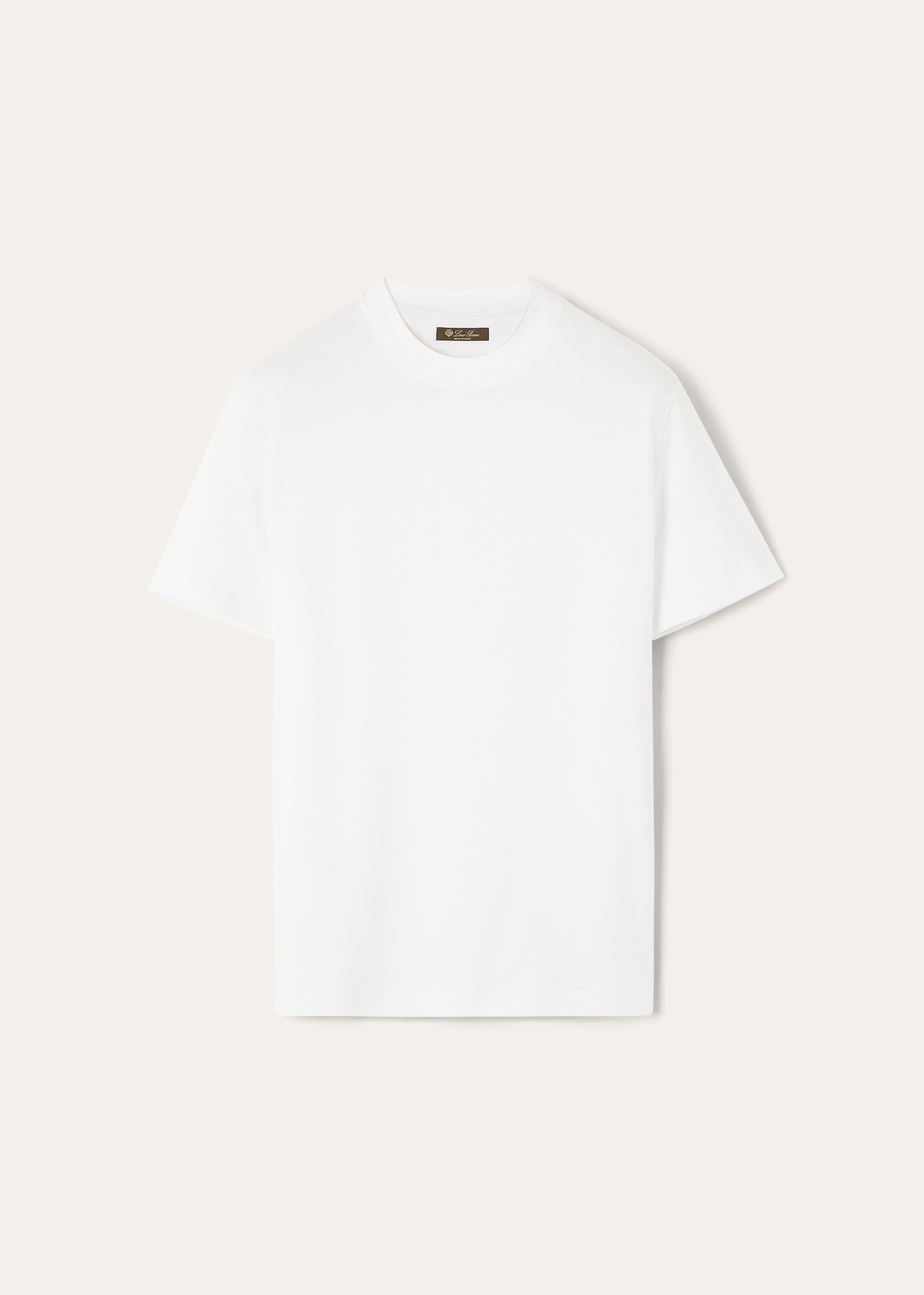 T-shirt van katoen | BG_TRANSPARENT | Wit
