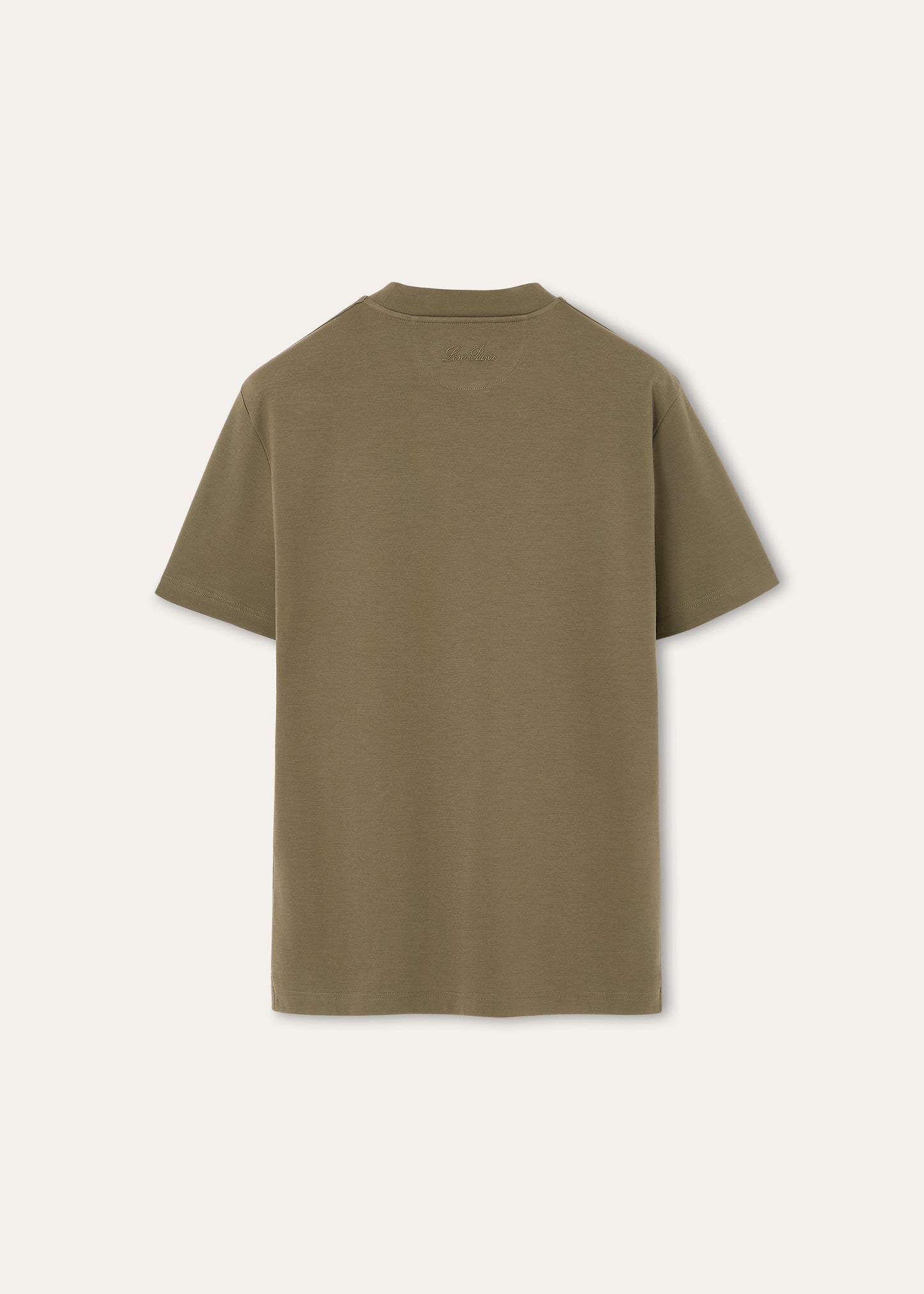T-shirt van katoen | BG_TRANSPARENT | D.Groen