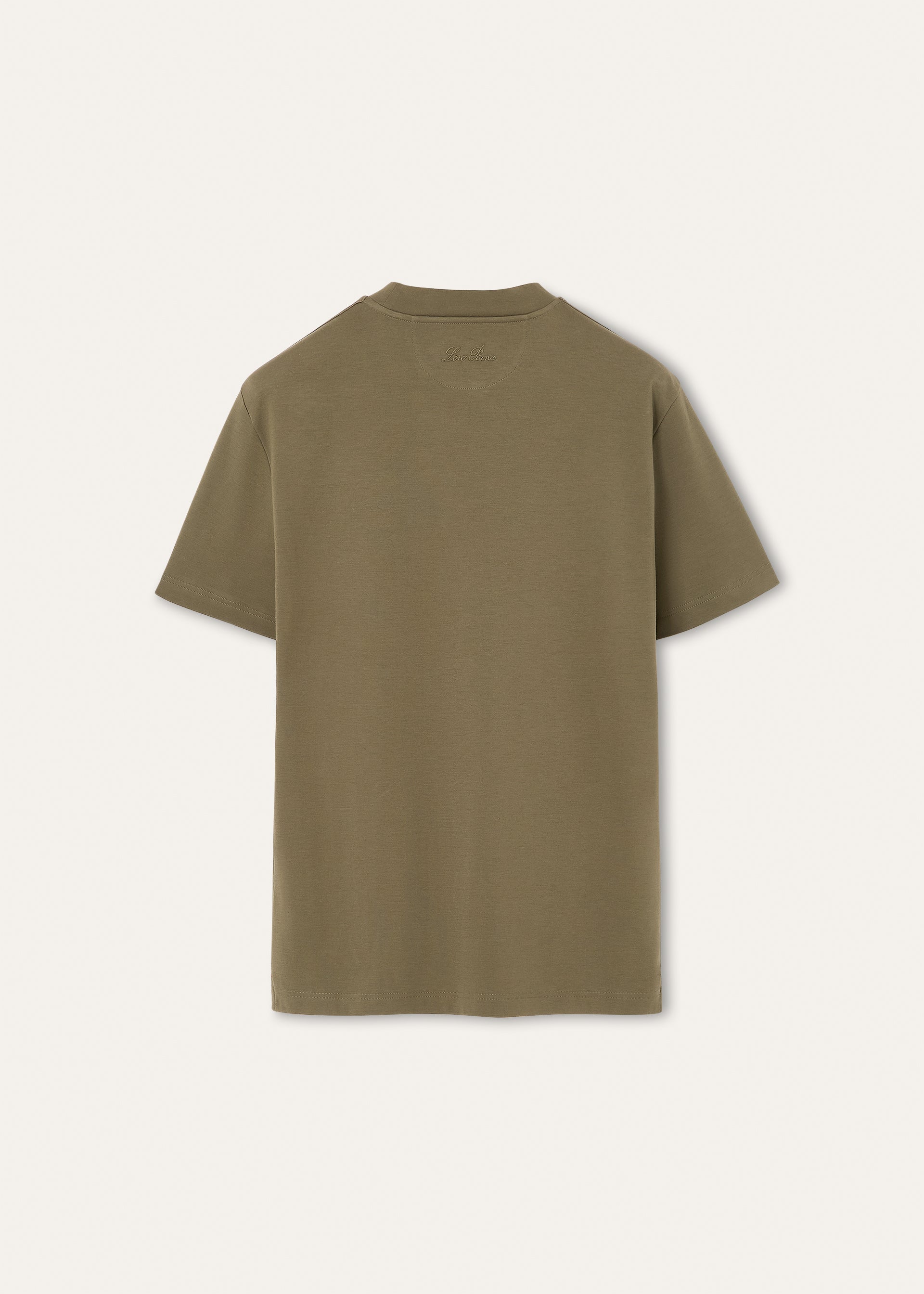 T-shirt van katoen | BG_TRANSPARENT | D.Groen