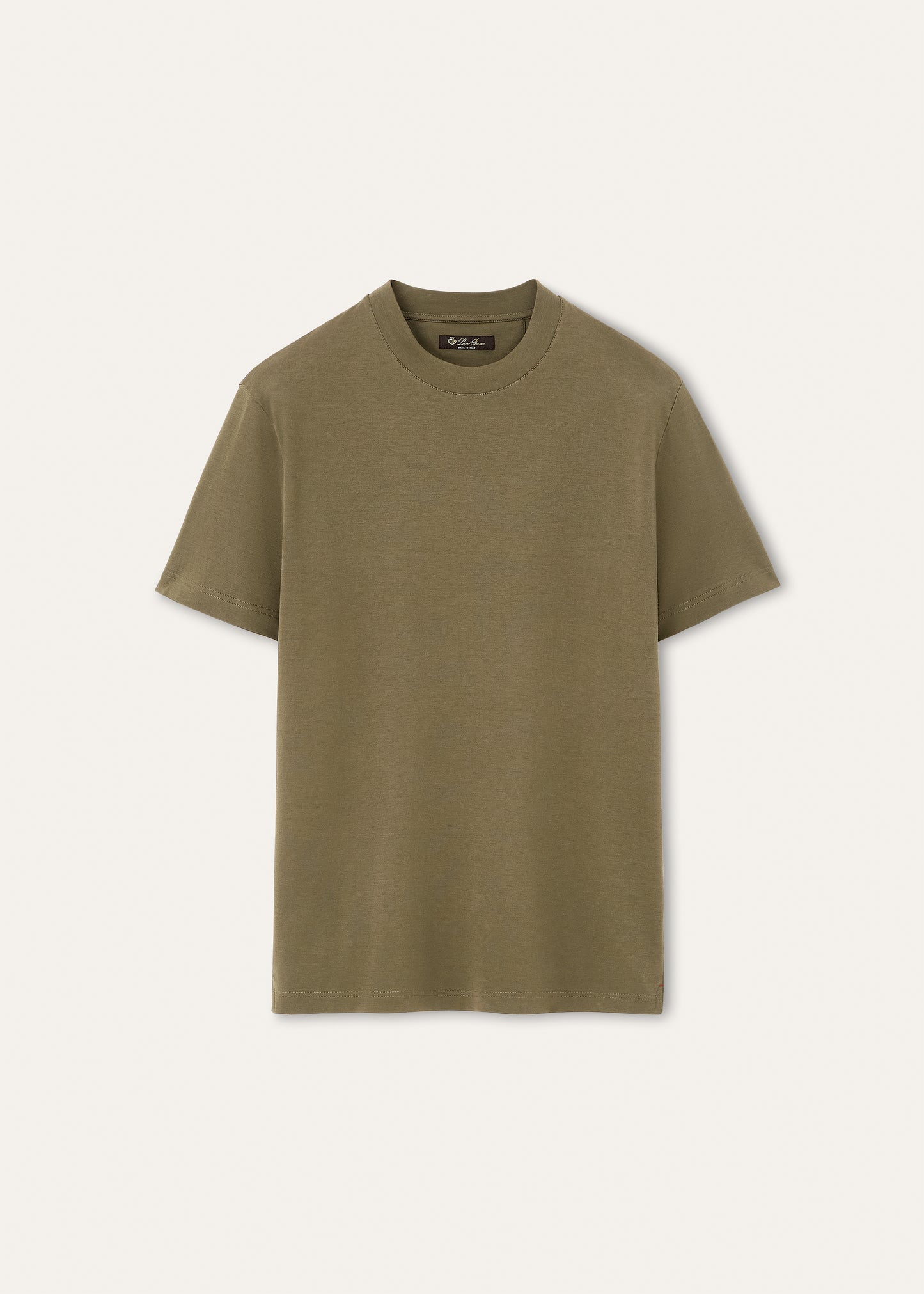 T-shirt van katoen | BG_TRANSPARENT | D.Groen