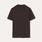 T-shirt van katoen | BG_TRANSPARENT | Bruin