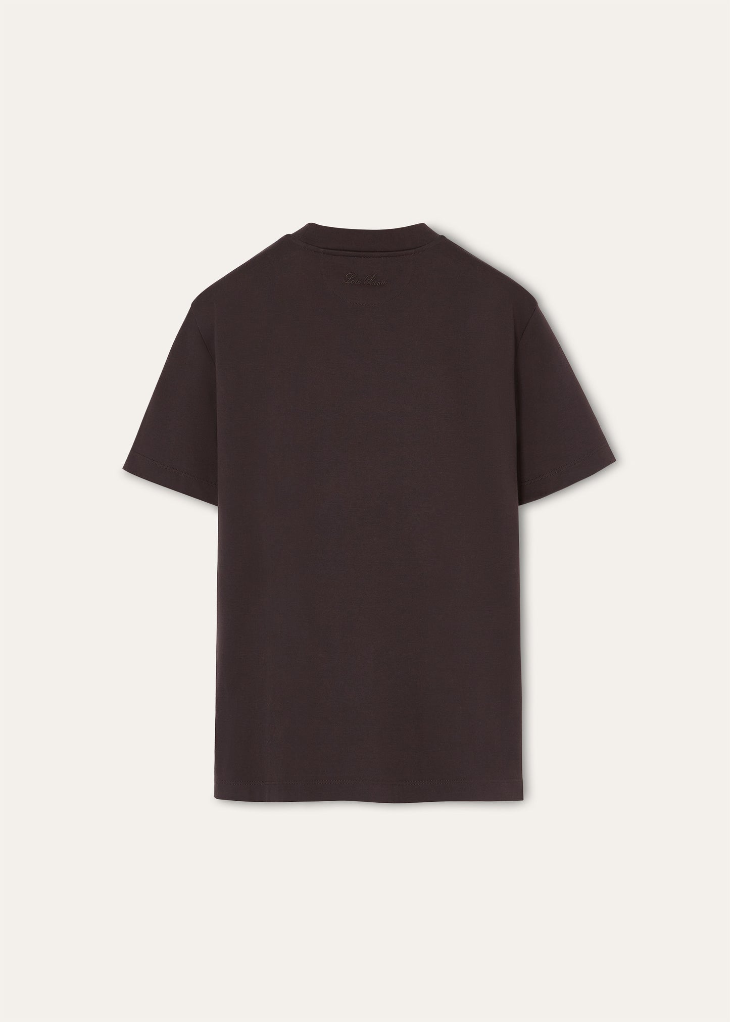 T-shirt van katoen | BG_TRANSPARENT | Bruin