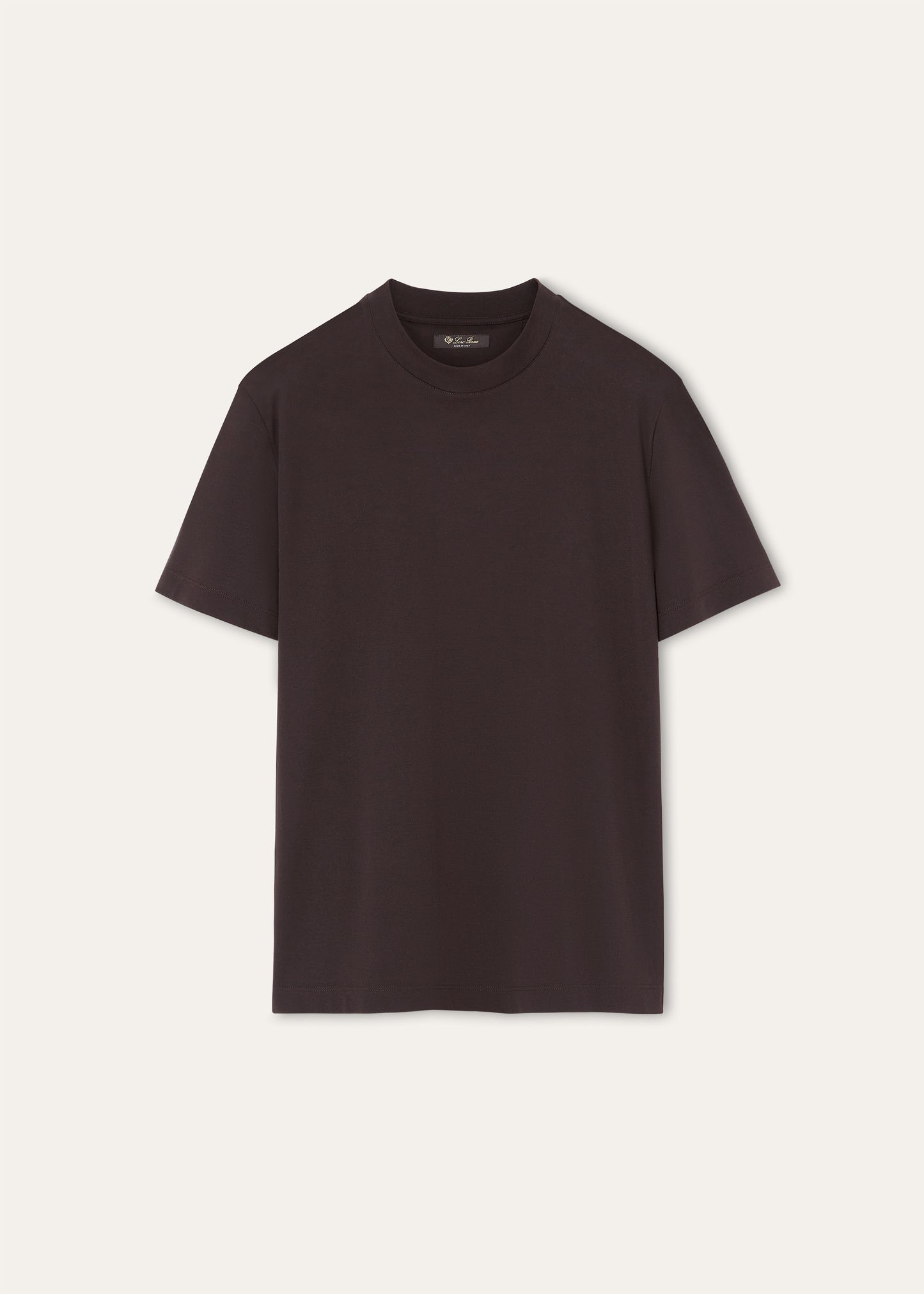 T-shirt van katoen | BG_TRANSPARENT | Bruin