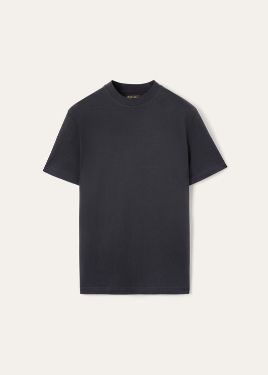 T-shirt van katoen | BG_TRANSPARENT | BLUE NAVY