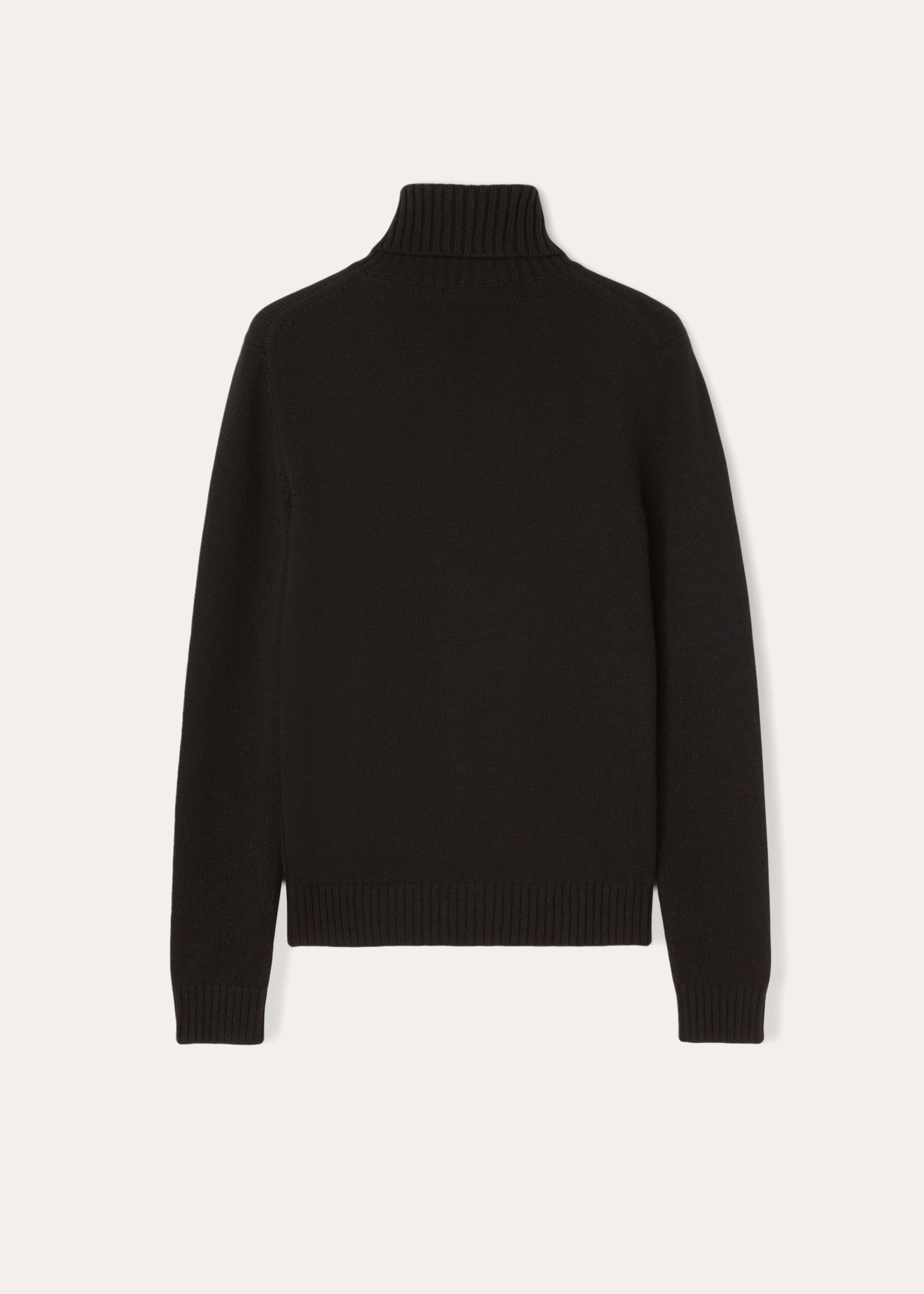 Coltrui van baby cashmere | BG_TRANSPARENT | Zwart