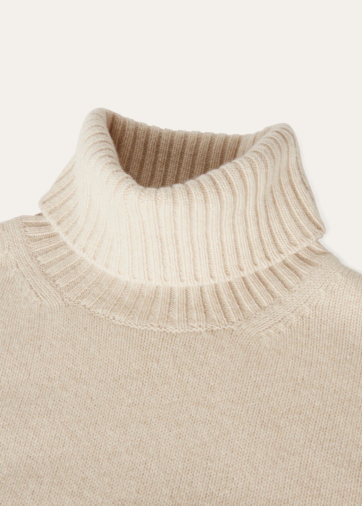 Coltrui van baby cashmere | BG_TRANSPARENT | Beige