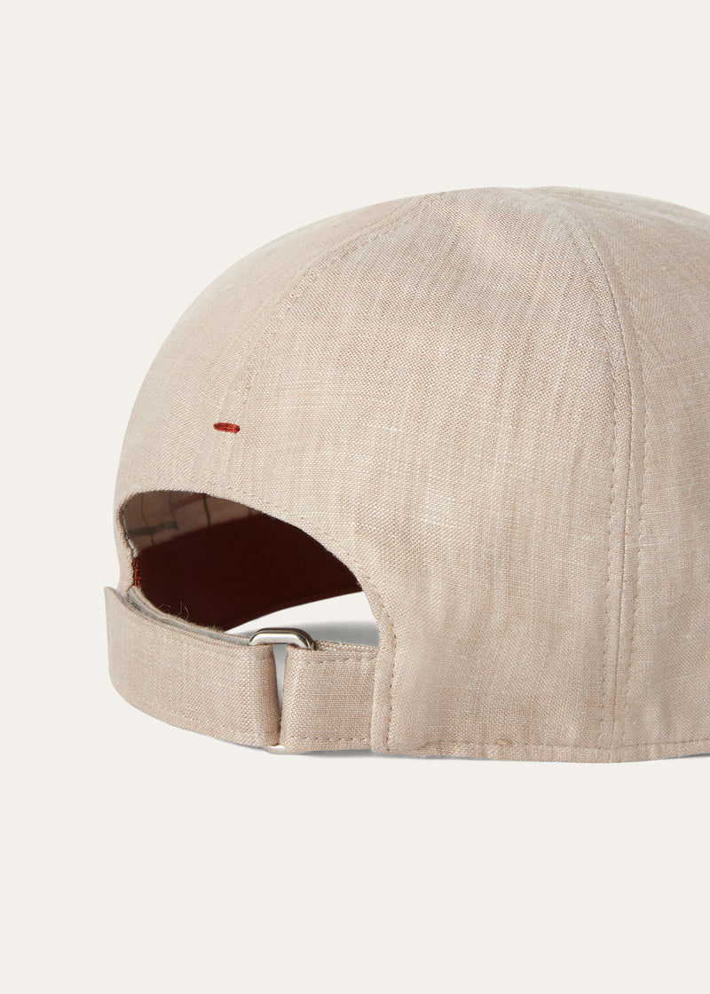 Linnen baseball pet | BG_TRANSPARENT | L.BEIGE