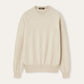 Crewneck van baby cashmere  | BG_TRANSAPRENT | ZAND