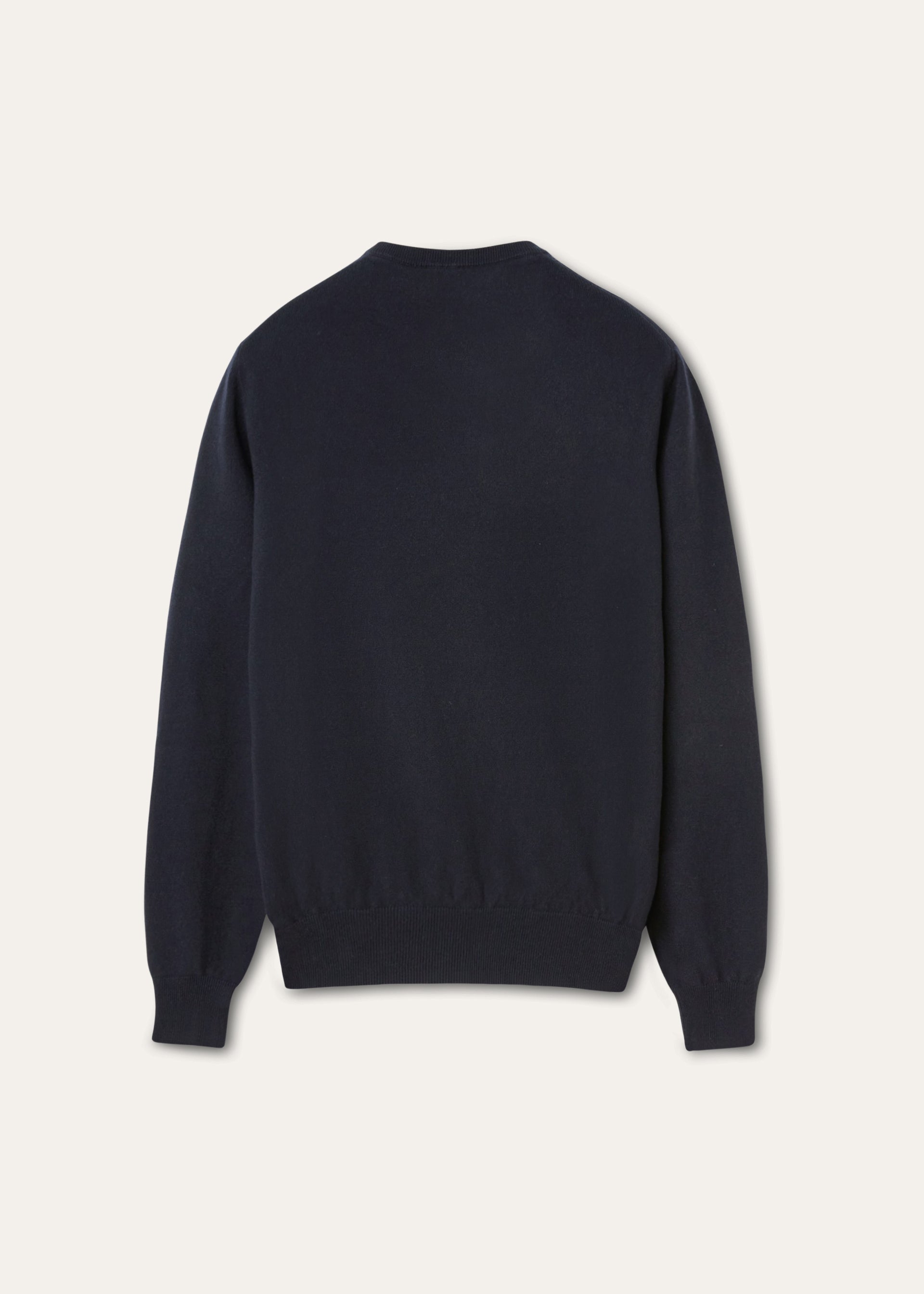 Crewneck van baby cashmere  | BG_TRANSAPRENT | BLUE NAVY