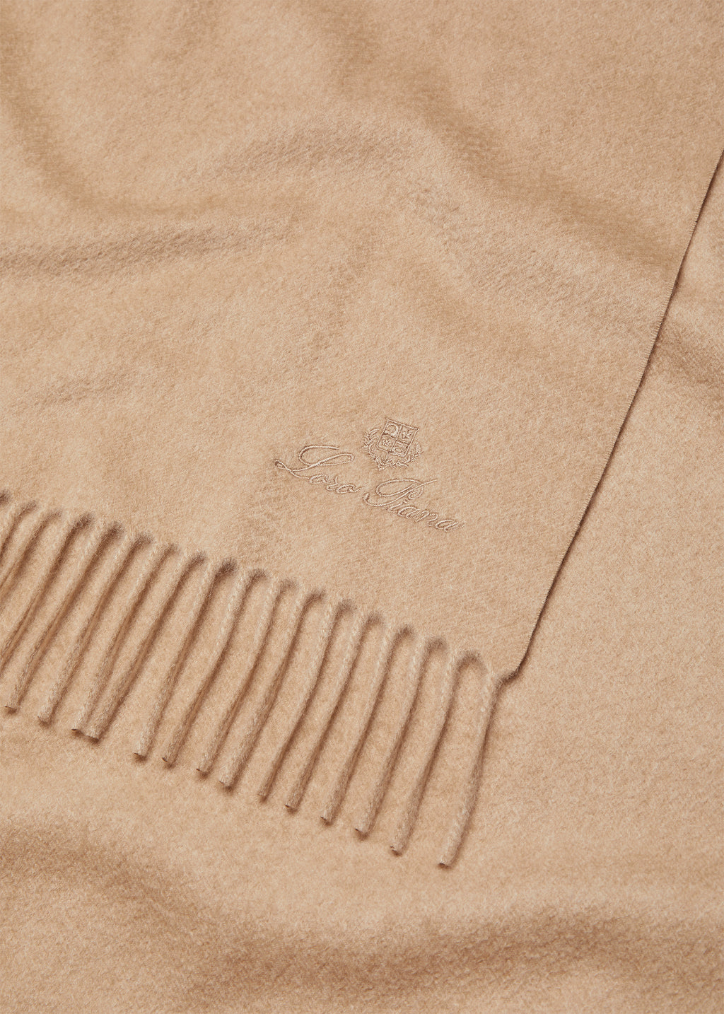 Cashmere shawl | FULL_WIDTH |  BG_TRANSPARENT | Beige