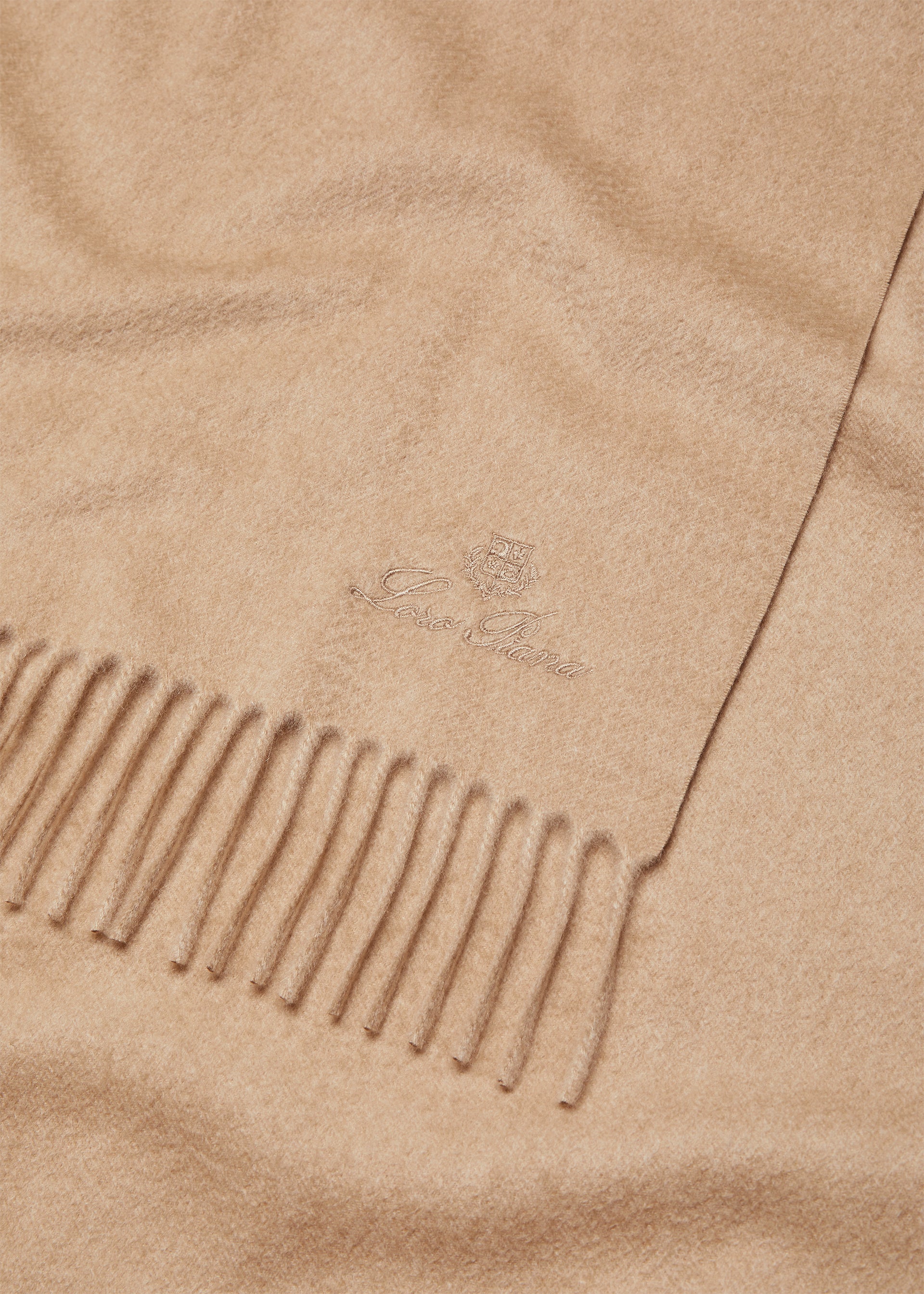 Cashmere shawl | FULL_WIDTH |  BG_TRANSPARENT | Beige