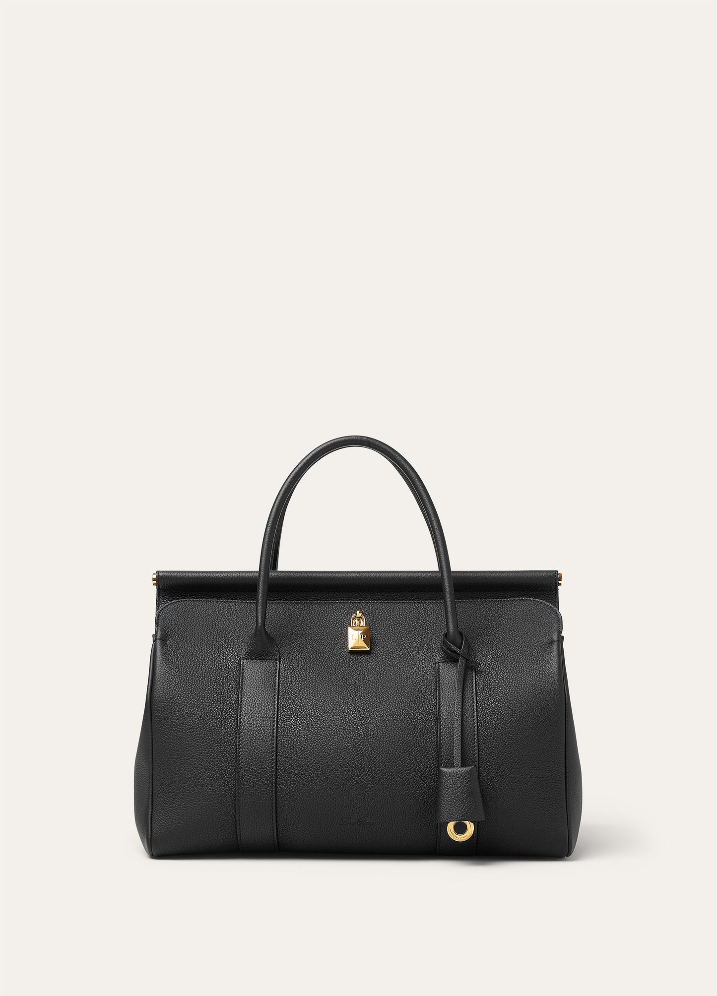 Loom bag van leer | BG_TRANSPARANT | Black